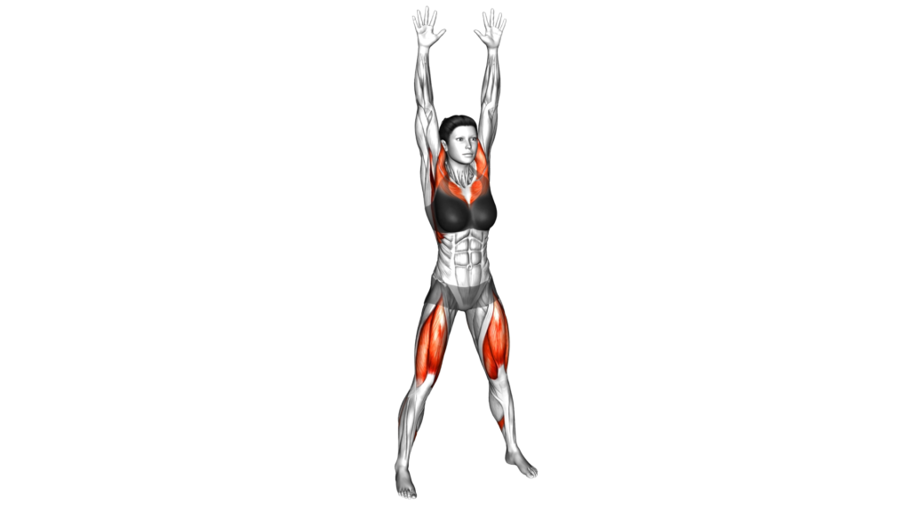 Slight Squat Back Shoulder Rotation